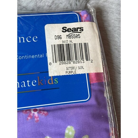 VTG 1990s Colormate Kids Sears Valances Lot of 2 84" x 15" Butterfly Swirl - Picture 5 of 6